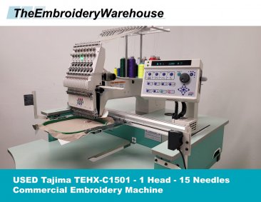 Tajima TEHX-C1501 - 1 Head - 15 Needles - Commercial